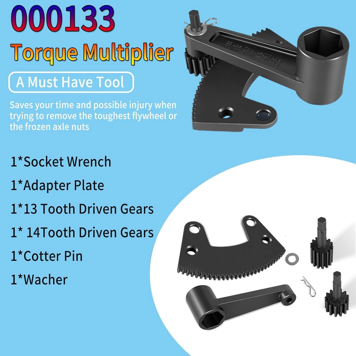 Torque Leverage Tool Fits Classic Vw Bug Volkswagen Beetle Remove 36mm Axle Nut