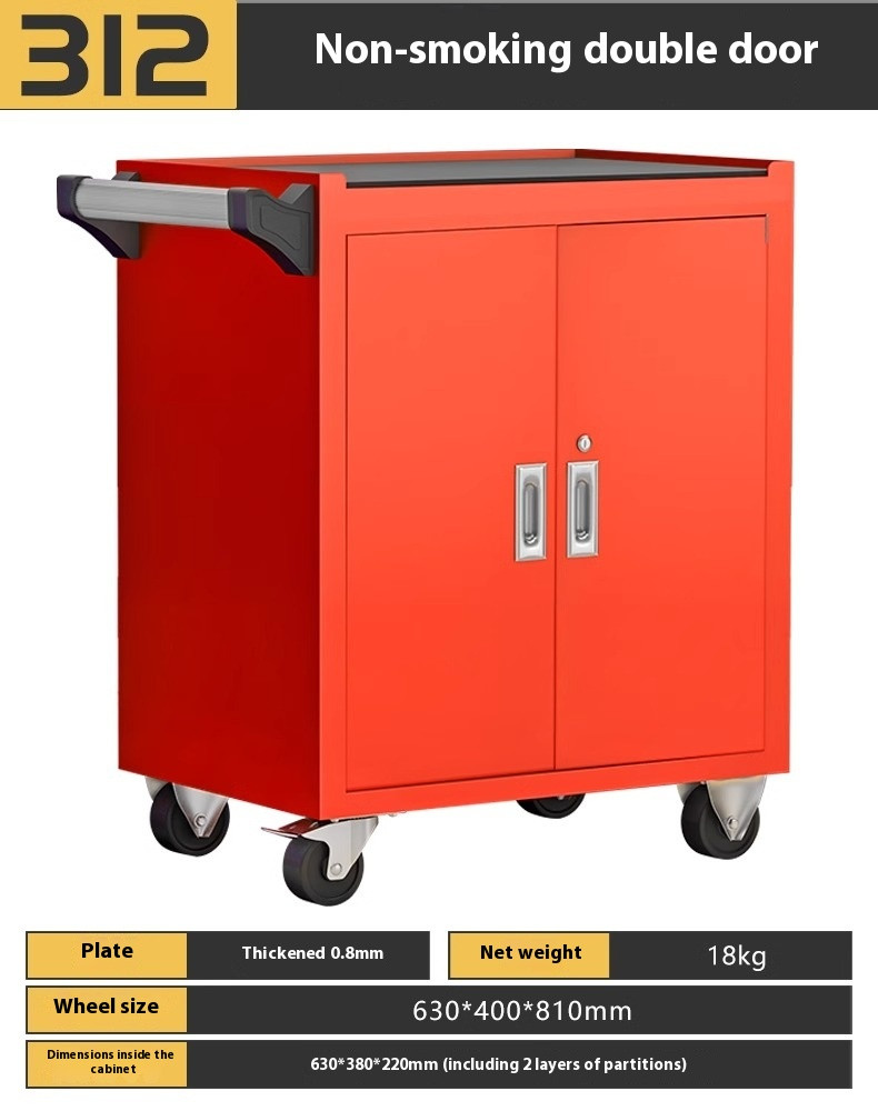 Multifunctional Auto Repair Cart Mobile Thickened Drawer Tool Cabinet