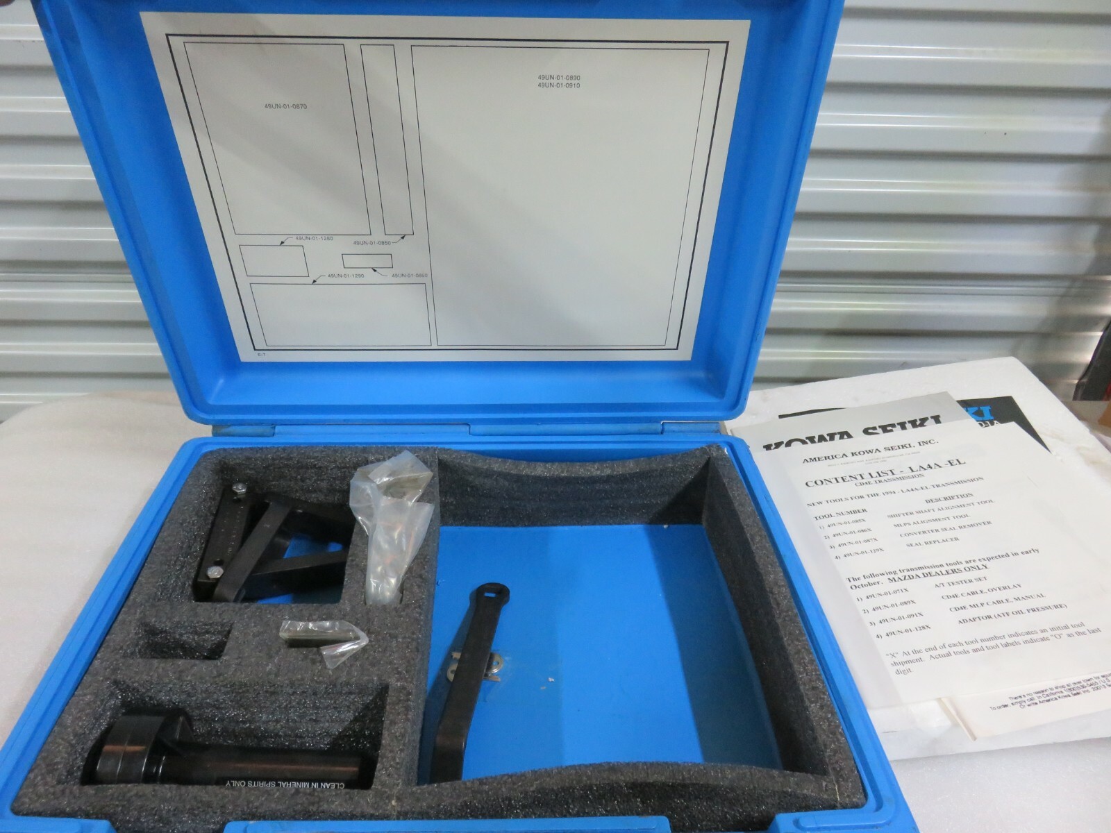 Mazda Dealership Specialty Tools Kit 49UN-01-0870 49UN-01-1290 Remover Installer