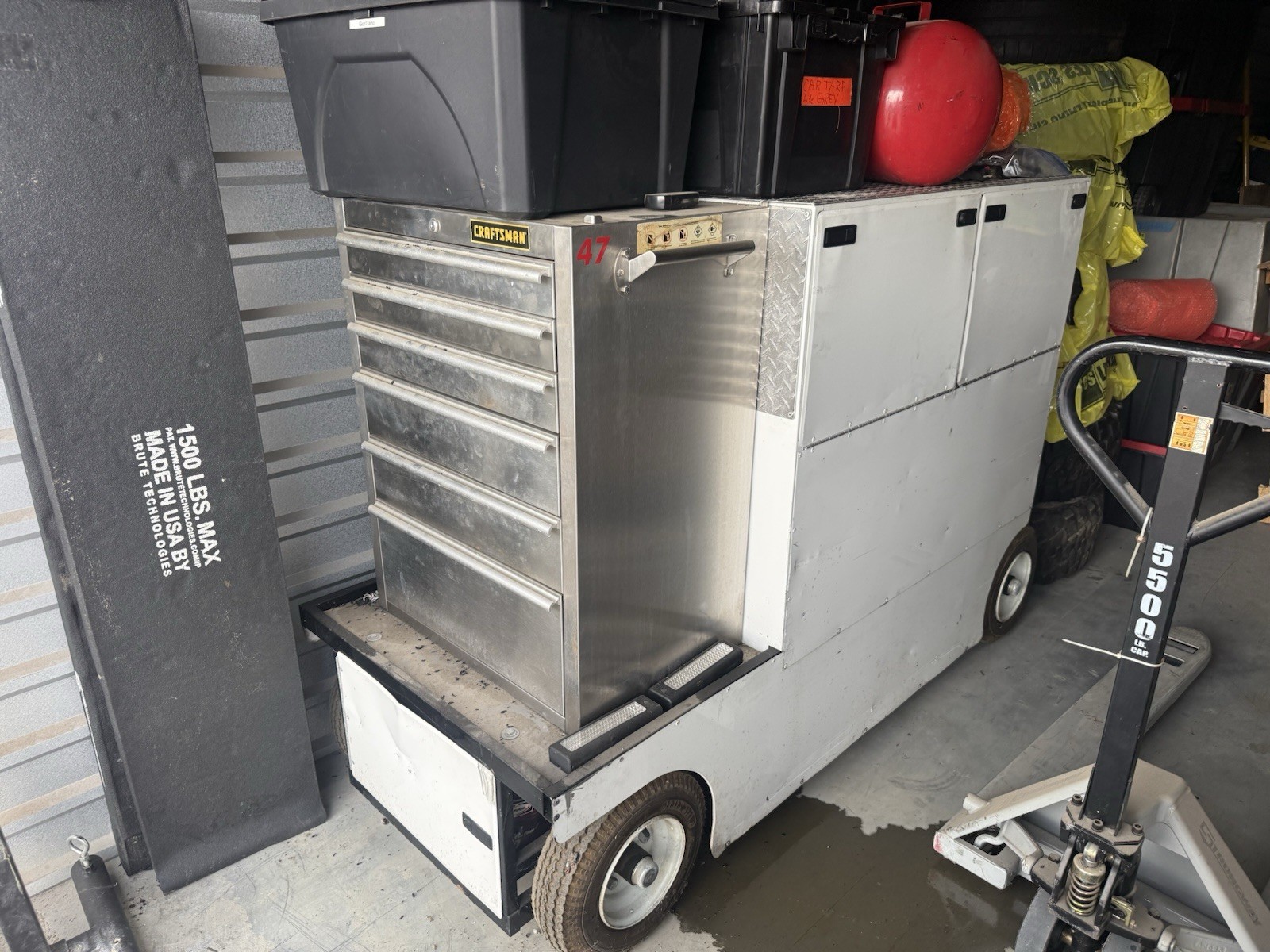 Professional NASCAR Pit Cart / Pit Box – Team Owned Race Shop Tool Storage