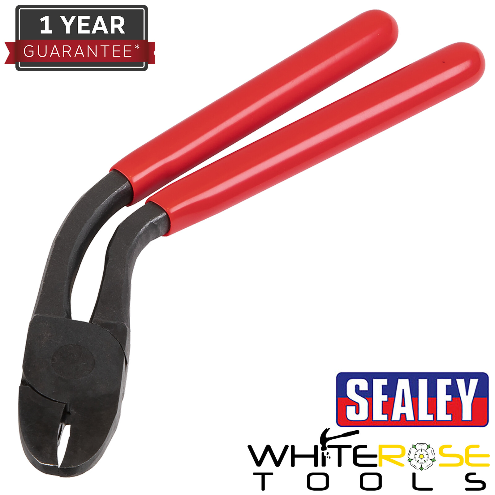 Sealey Hog Ring Pliers Pistol Grip PVC Dipped Handles