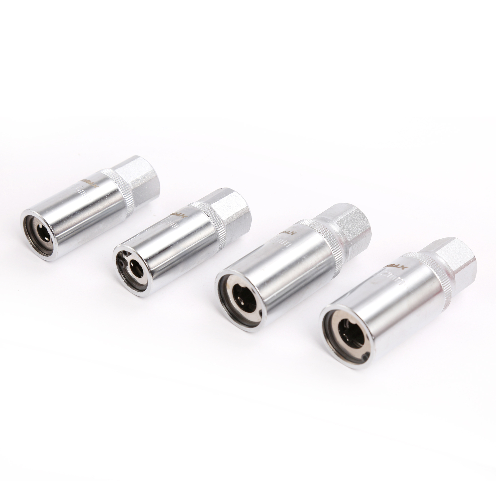 4pc SOCKET STUD SCREW EXTRACTOR REMOVER INSTALLER 6, 8,10,12mm w/ ROLLER BEARING