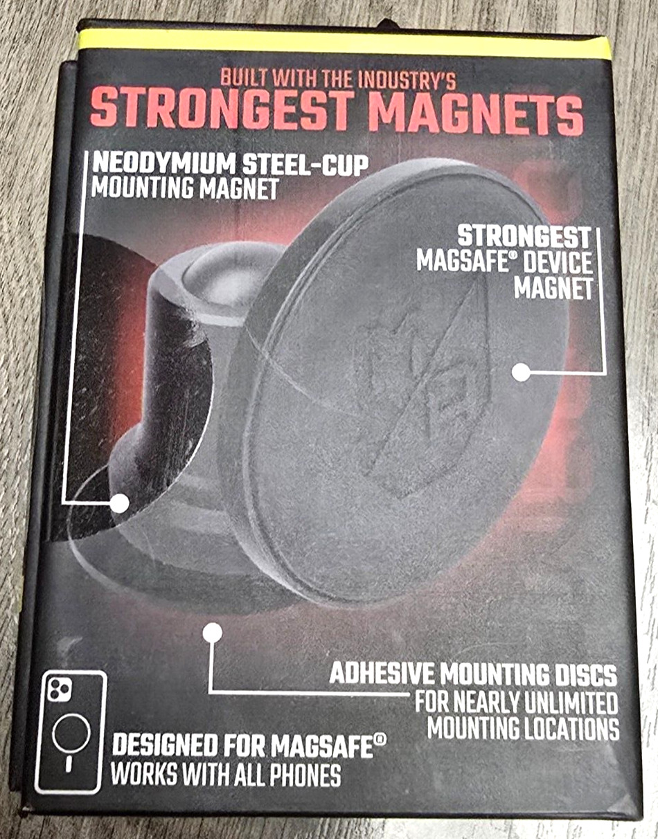 Mob Armor MobNetic MAXX noncharging Magsafe Phone Mount System #MOBN-MX-E-PUR-MS