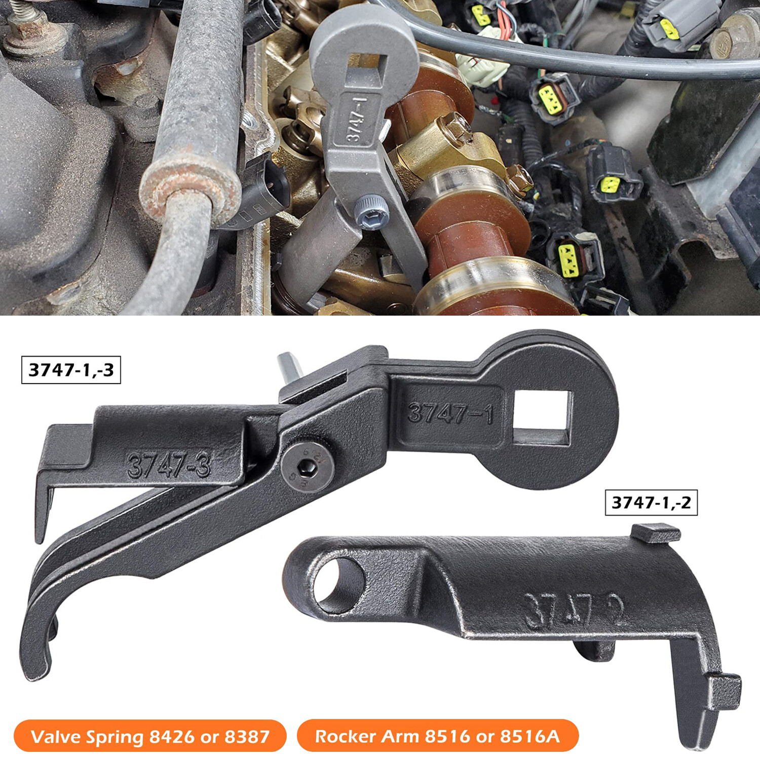 Rocker Arm & Valve Spring Compressor Tool for Chrysler, Dodge, Jeep 3.7L & 4.7L