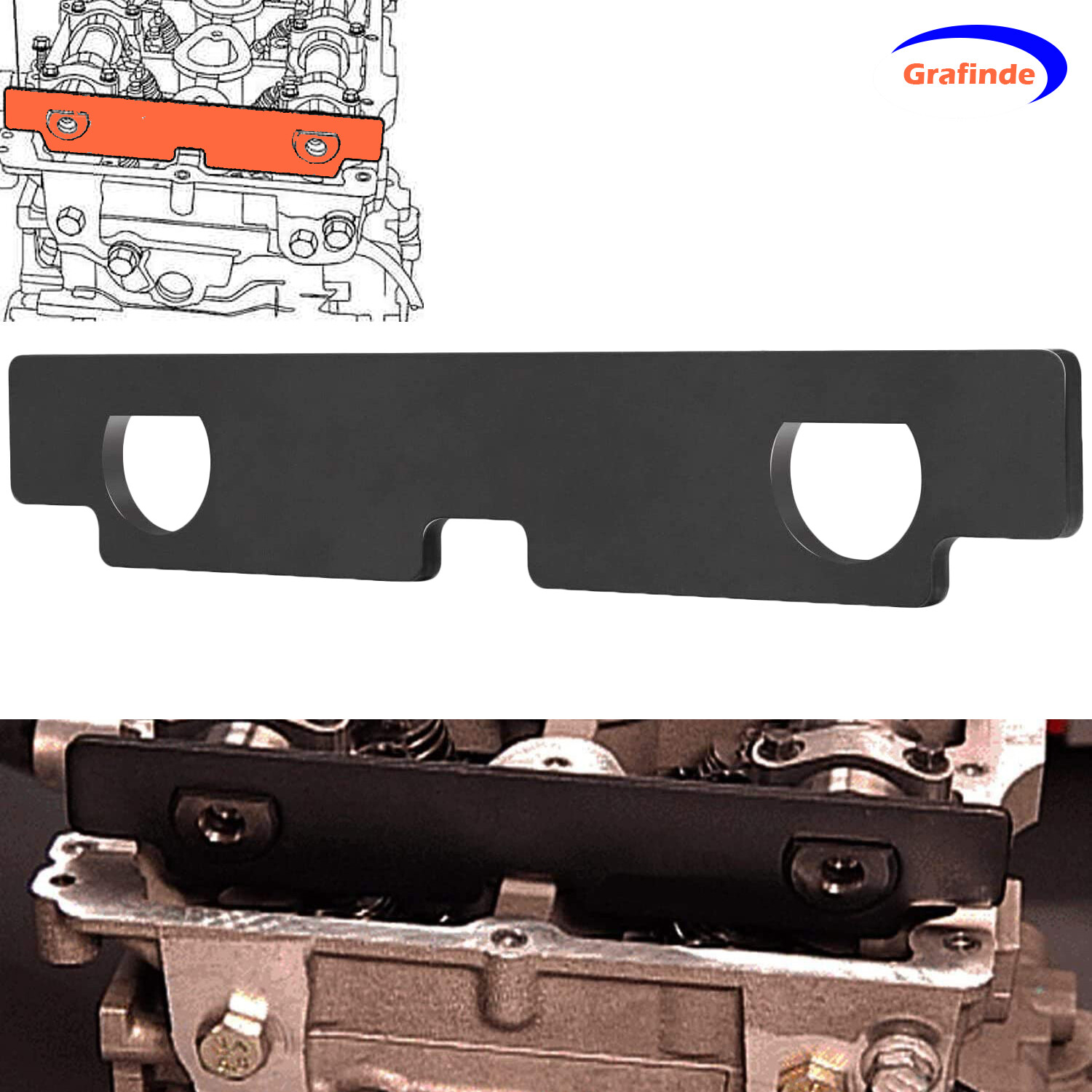 Cam Holder Retaining Tool Kit Camshaft Holding Tool J-44221 for GM IN-LINE 6 CYL