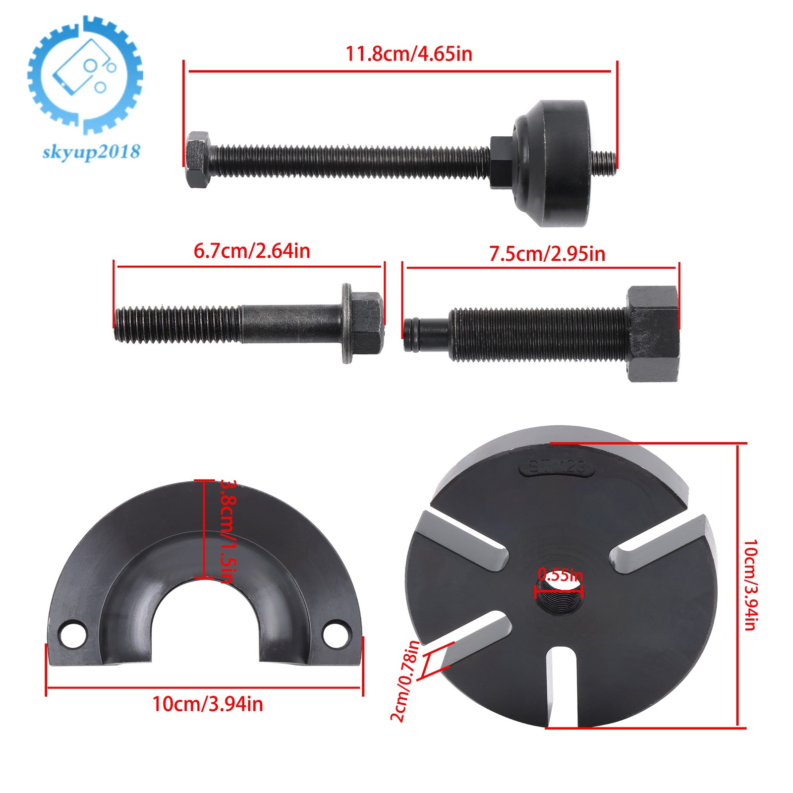 For Ford/Mercury Water Pump Pulley Removal Tool 303-S455 303-009 211-185