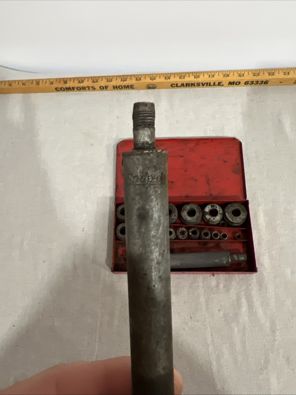 Vintage Snap-on Bushing Driver Set w/ Box (A-157-1-2)