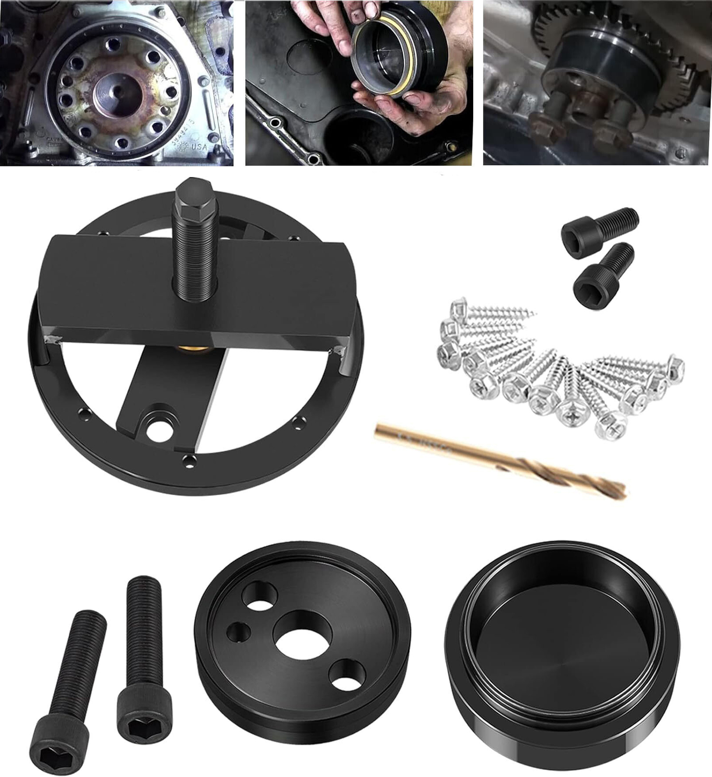 For Cummins Front & Rear Crankshaft Seal Remover Installer Tools 3.9L 5.9L 6.7L