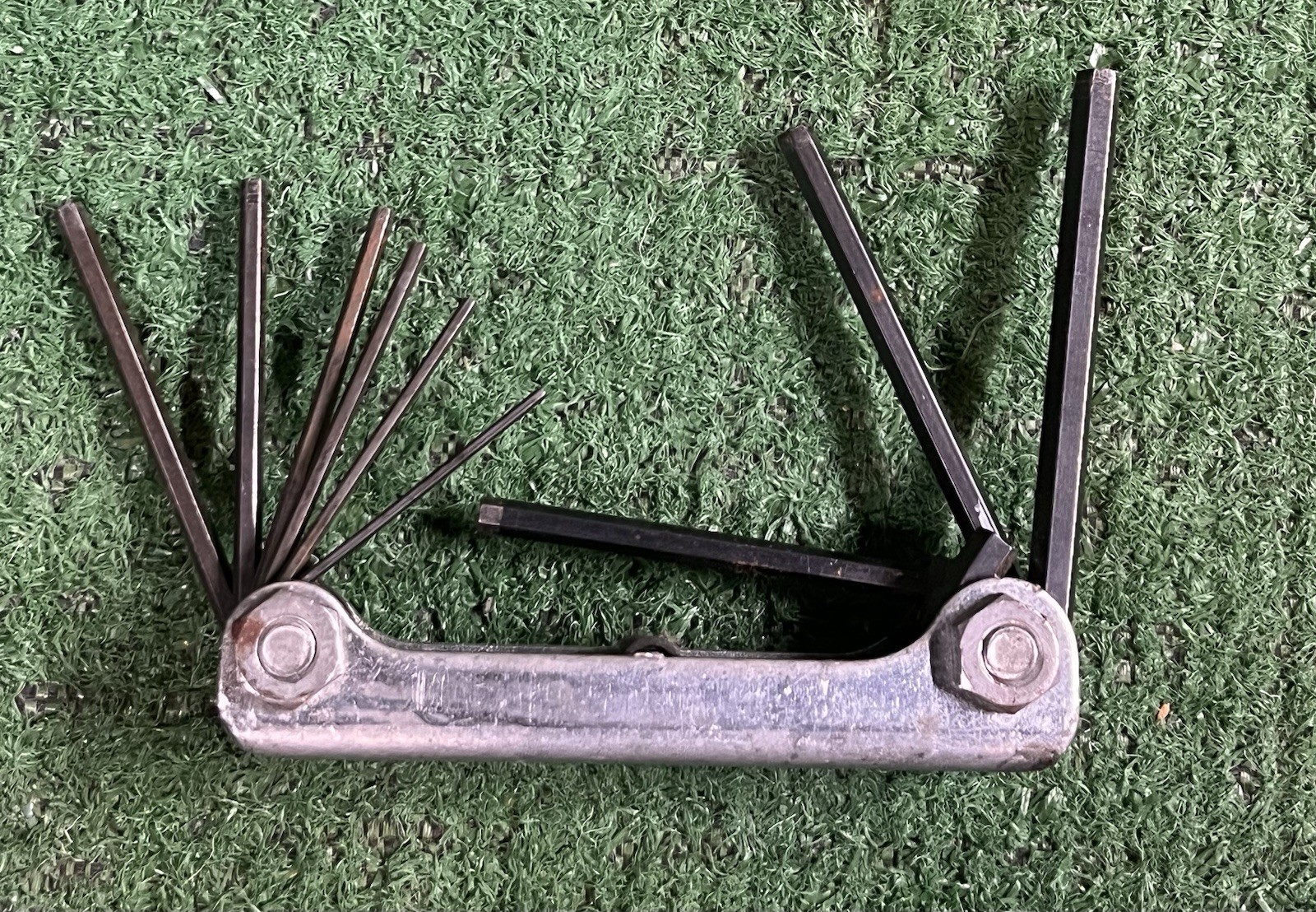 Vintage Snap-On Tools Allen Key Set AW9K Imperial Aviation MADE IN USA