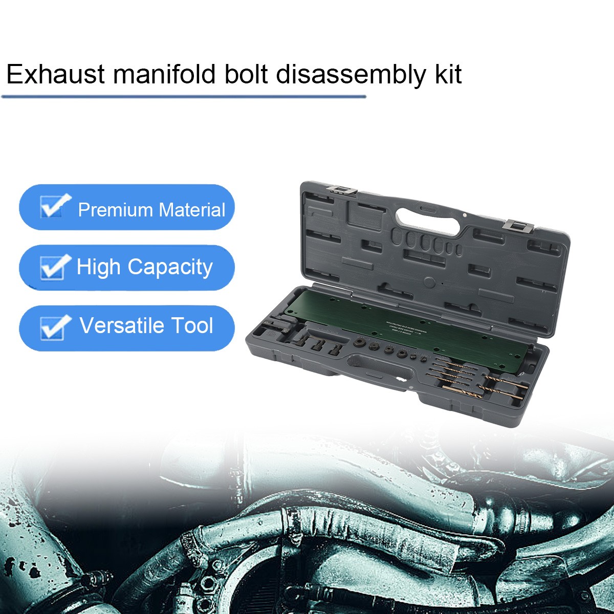 71500 Exhaust Manifold Bolt Stud Drill Template Removal Tool for Dodge 5.7L Hemi