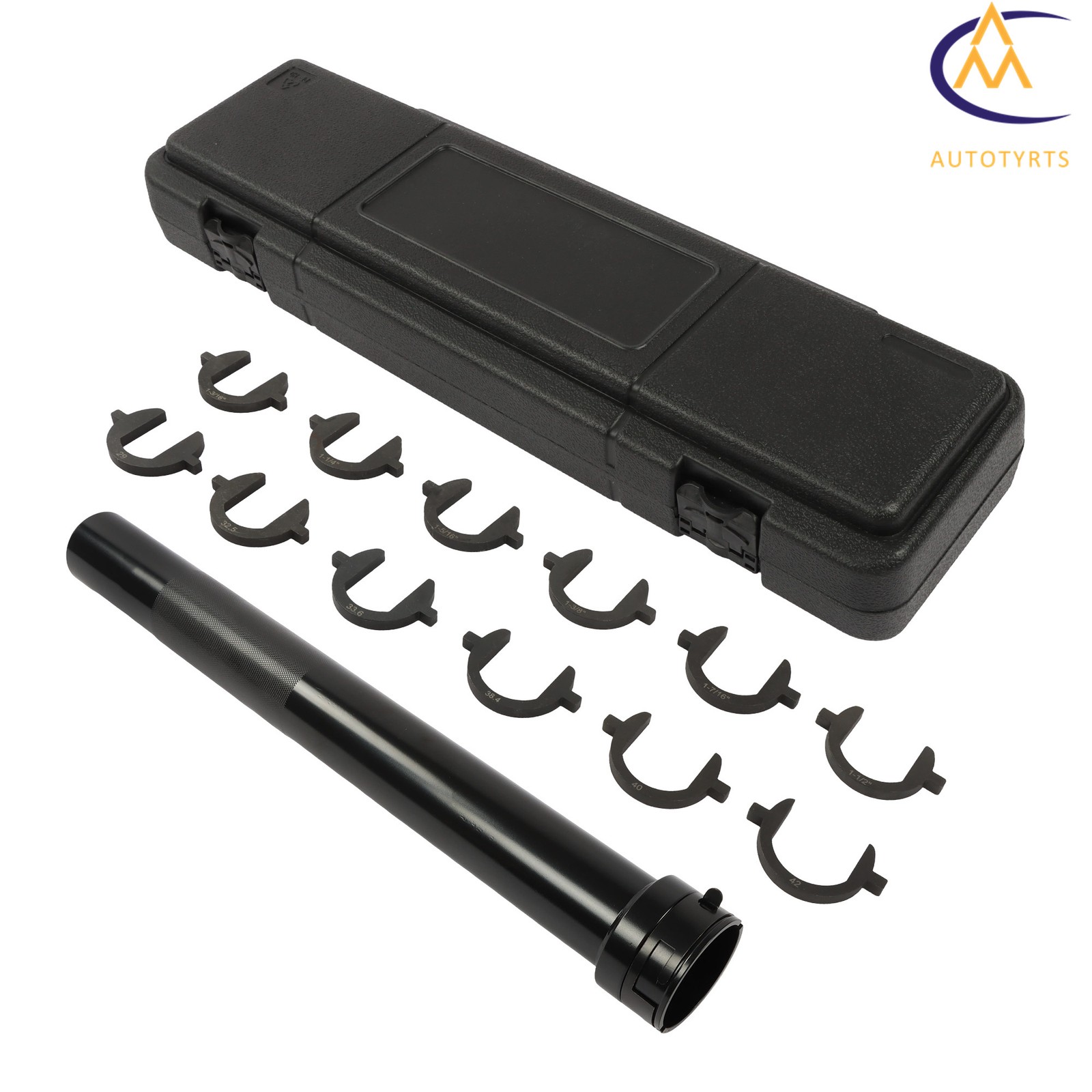 Inner Tie Rod Removal Installation Tool Set with 12 SAE + Metric Adaptors 13pcs