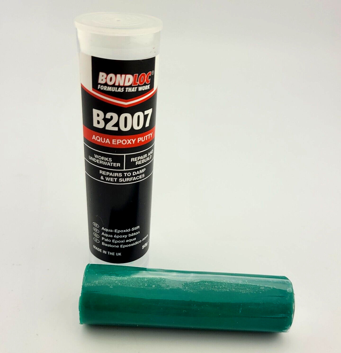 Waterproof Underwater Glue Epoxy Putty Stick Reinforced Repair Bondloc Aqua