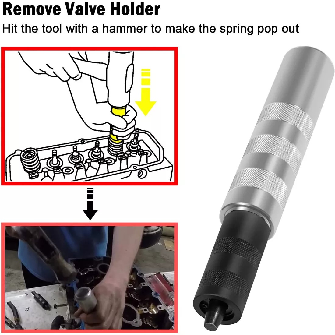 36050 Valve Keeper Remover and Installer Kit Valve Spring Compressor for Toyota