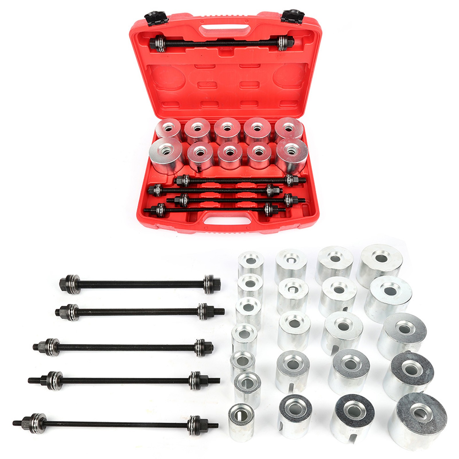Universal Press and Pull Sleeve Kit Bushing Bearing Seal Driver Removal Tool Set