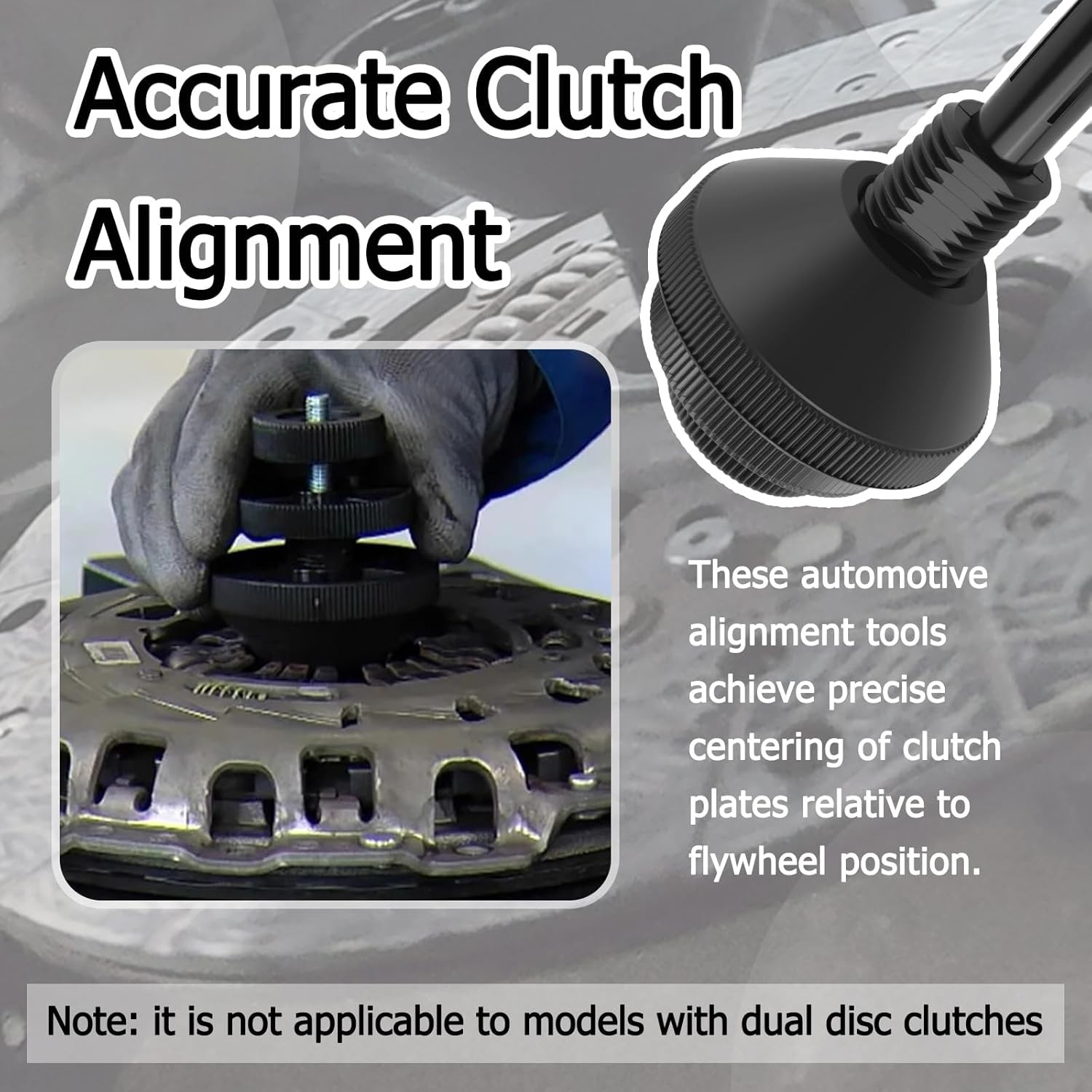 Car Clutch Alignment Tool Kit for Single Disc Clutch Plate Alignment