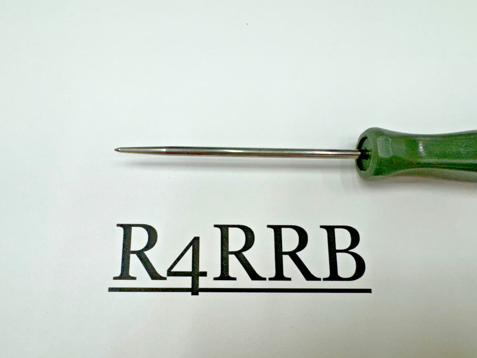 Snap-on Tools USA NEW COMBAT GREEN Mini Hard Handle Straight Awl Pick 3ASABCG