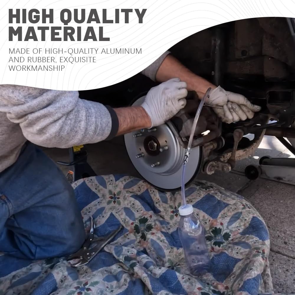 Lightweight Brake Bleeder Tool with Check Valve – Perfect for Cars & Motorcycles