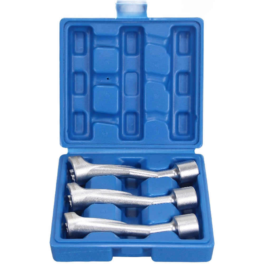For mercedes-Benz Fuel Line Wrenches 14mm 17mm 19mm 1/2 Sq Drive 3pc Set
