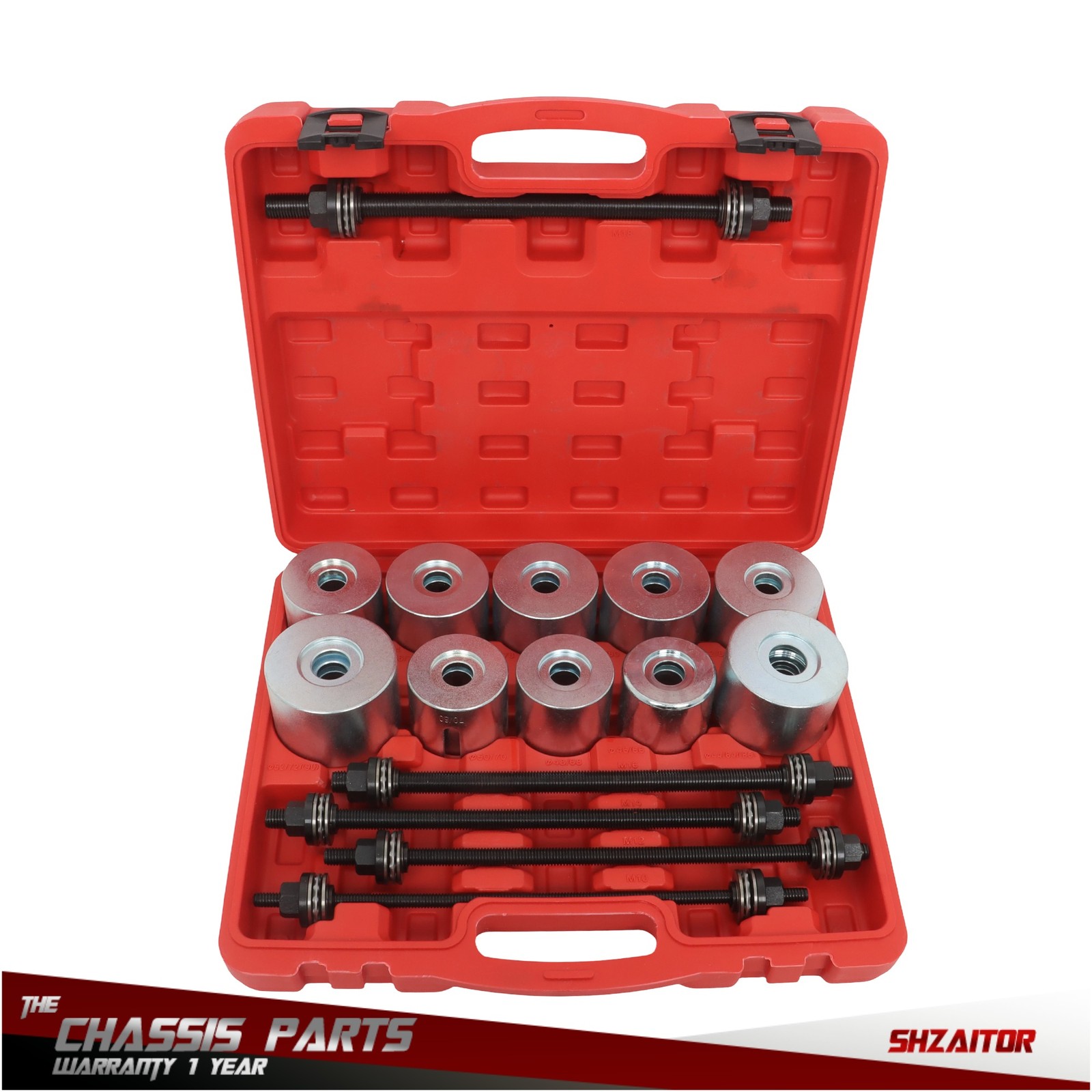 Universal 27pcs Press and Pull Sleeve Kit Bush Bearing Removal Insertion Tool