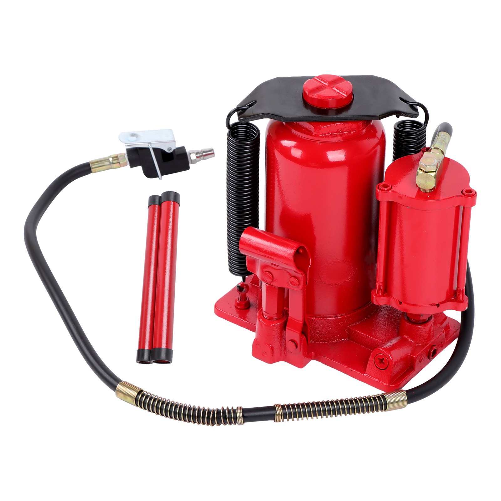 Labwork 20 Ton 40,000lbs Air Hydraulic Bottle Jack Truck RV Repair w/Manual Hand