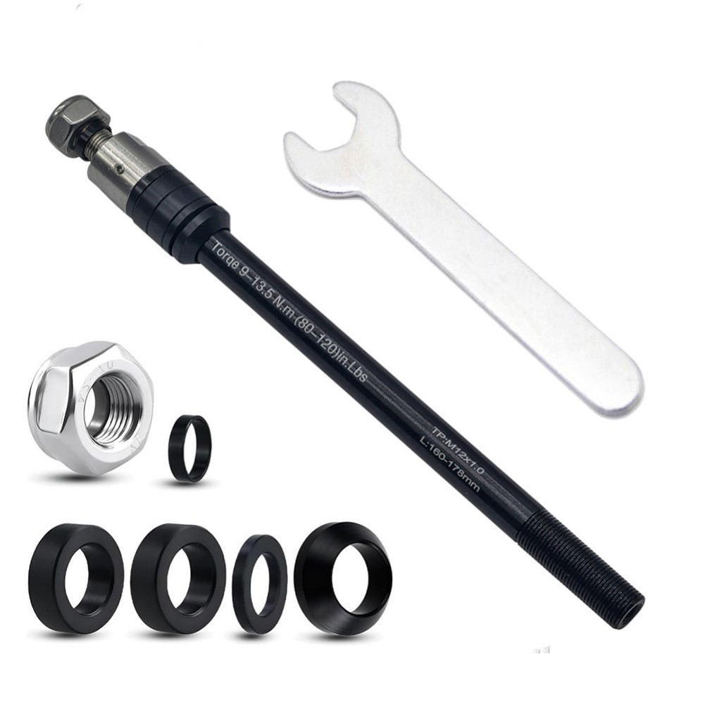 Trailer Thru Axle for Bikes 160-178mm M12x1.0 Thread for Thule Croozer
