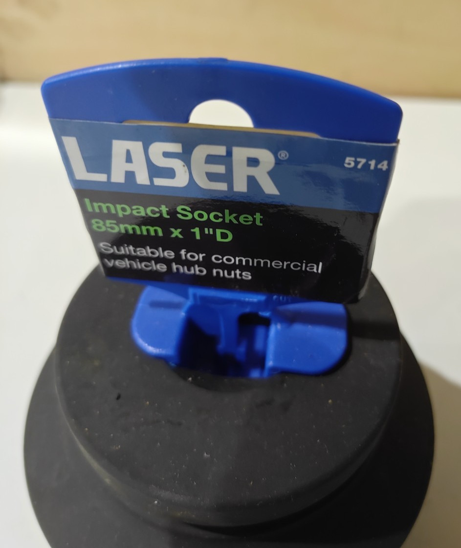 85mm Impact Socket 1″Drive For Commercial Vehicle Hub Nuts. Laser 5714