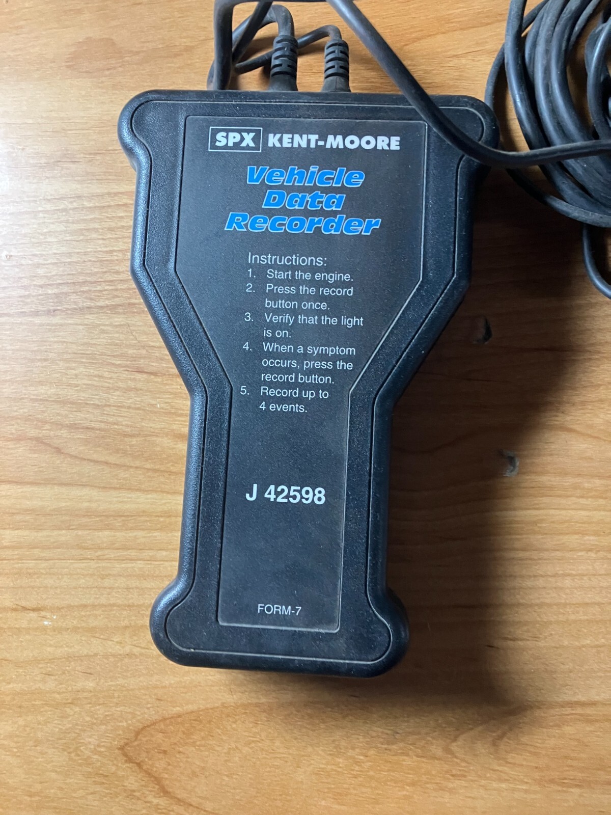 J-42598 Vehicle Data Recorder