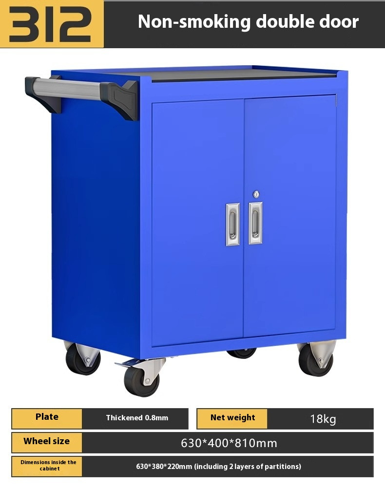 Multifunctional Auto Repair Cart Mobile Thickened Drawer Tool Cabinet
