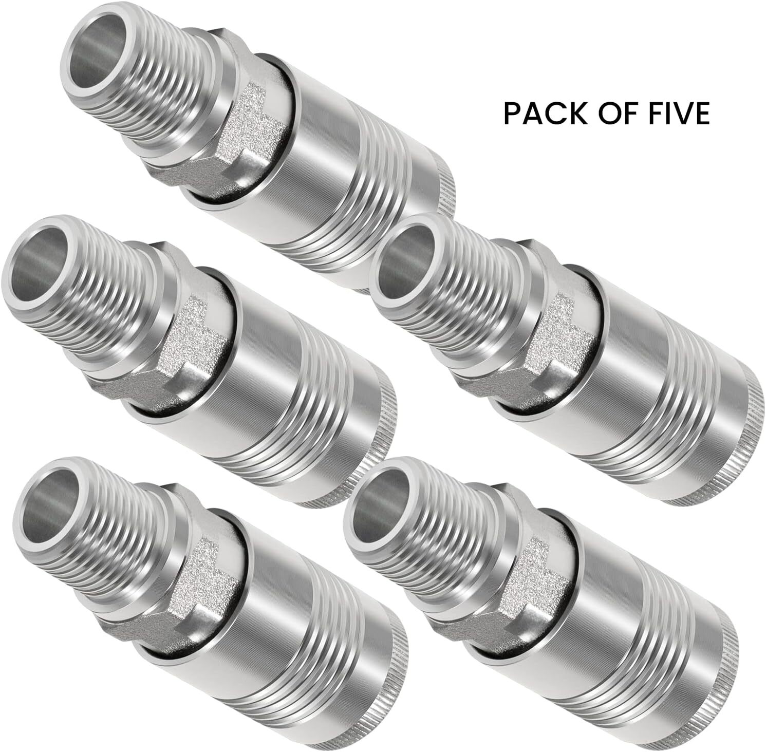 For Milton S1816 G Style 1/2″ NPT Male Air Coupler Pneumatic 60+ SCFM Air Shop