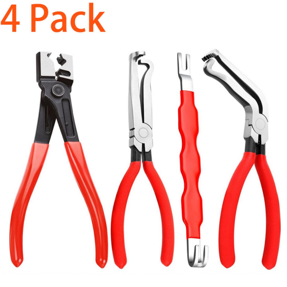 4Pc Electrical Disconnect Pliers For Car Connector Separator Automotive Tool Kit