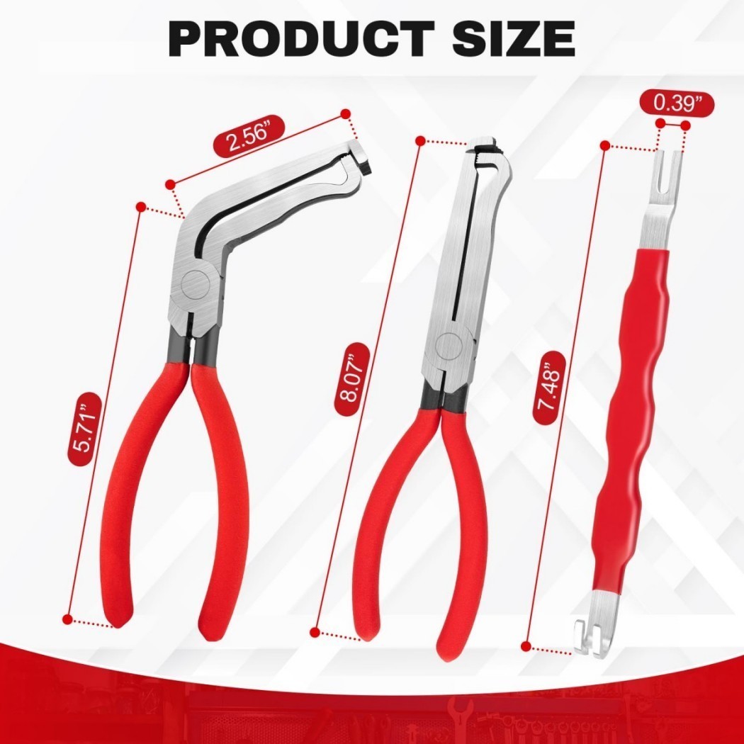 3 PCS Electrical Disconnect Pliers,Electrical Connector Separator for Cars