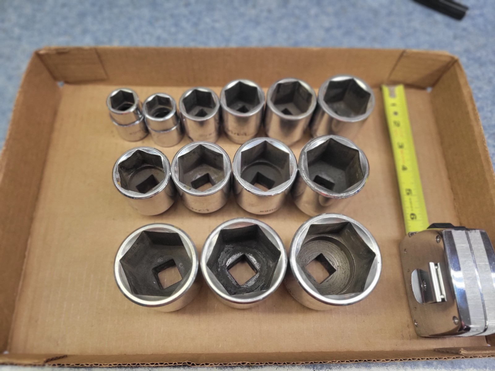 Mac Tools USA 3/4″ Drive 13-Piece Socket Set / Lot 13/16″ – 2″