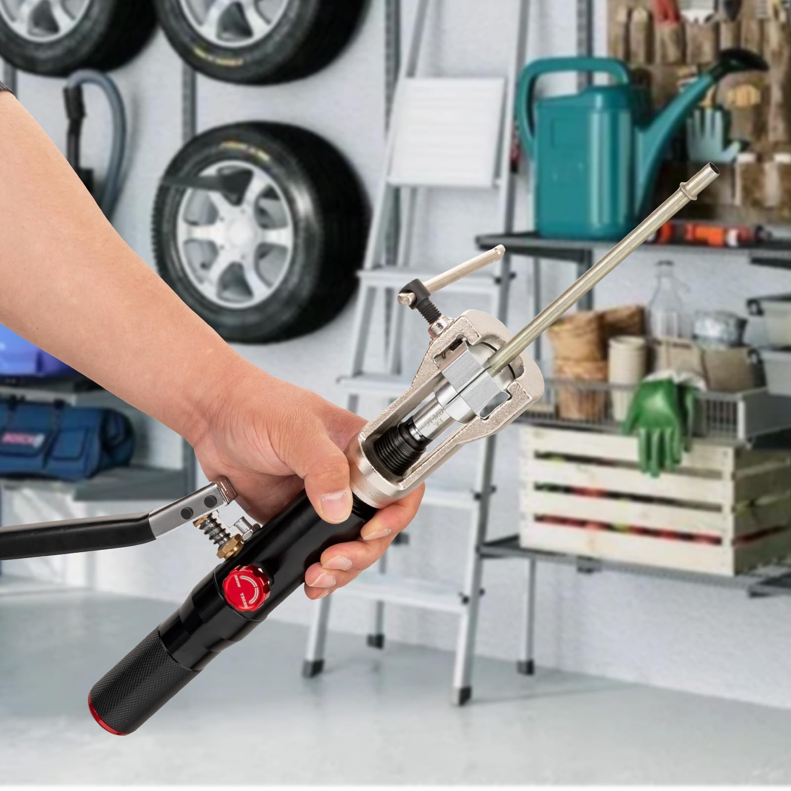 🔝Hydraulic Brake Line Flaring Tool Kit ,Double Flaring Tool 45° for 3/16″ -1/2″