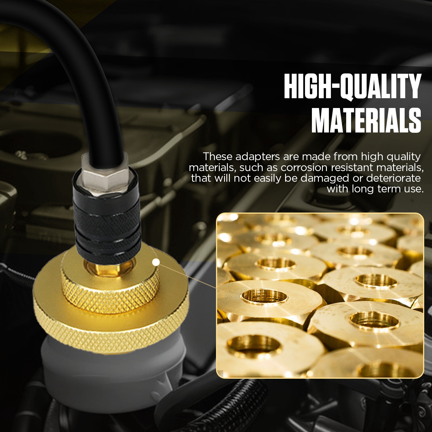 Brake Bleeder Kit Master Cylinder Adapters Set Brake Oil Fluid Bleeding Tools
