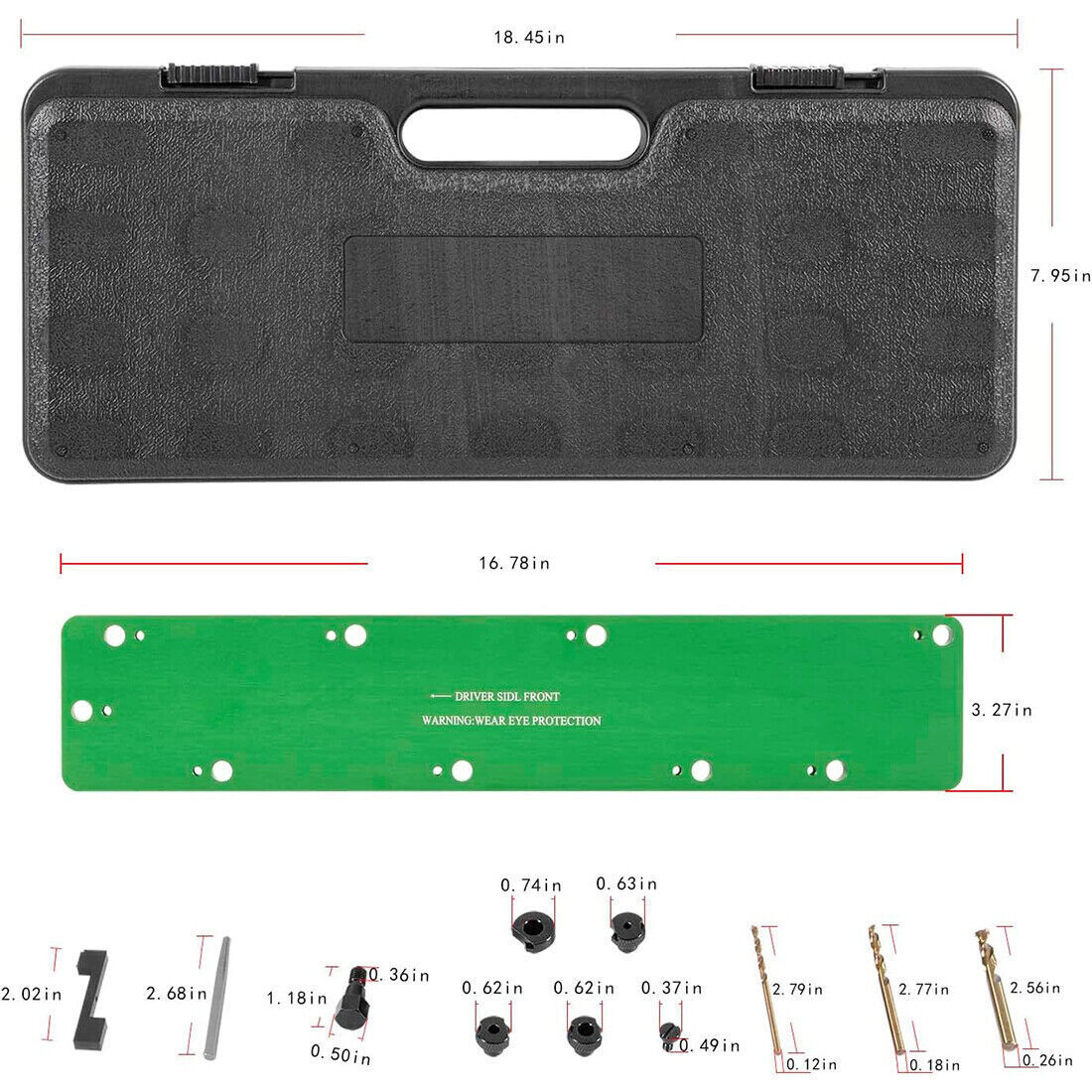71500 Exhaust Manifold Bolt Stud Drill Template Removal Tool for Dodge 5.7L Hemi