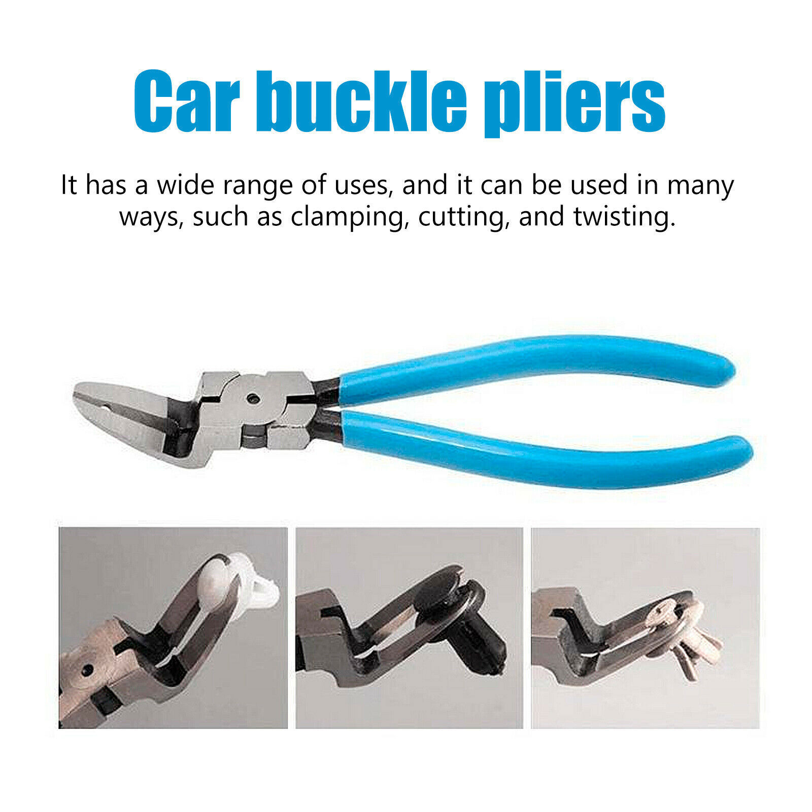2/4/6x Car Fastener Clip Panel Puller Plier Tool Push Retainer Pin Rivet Trim US