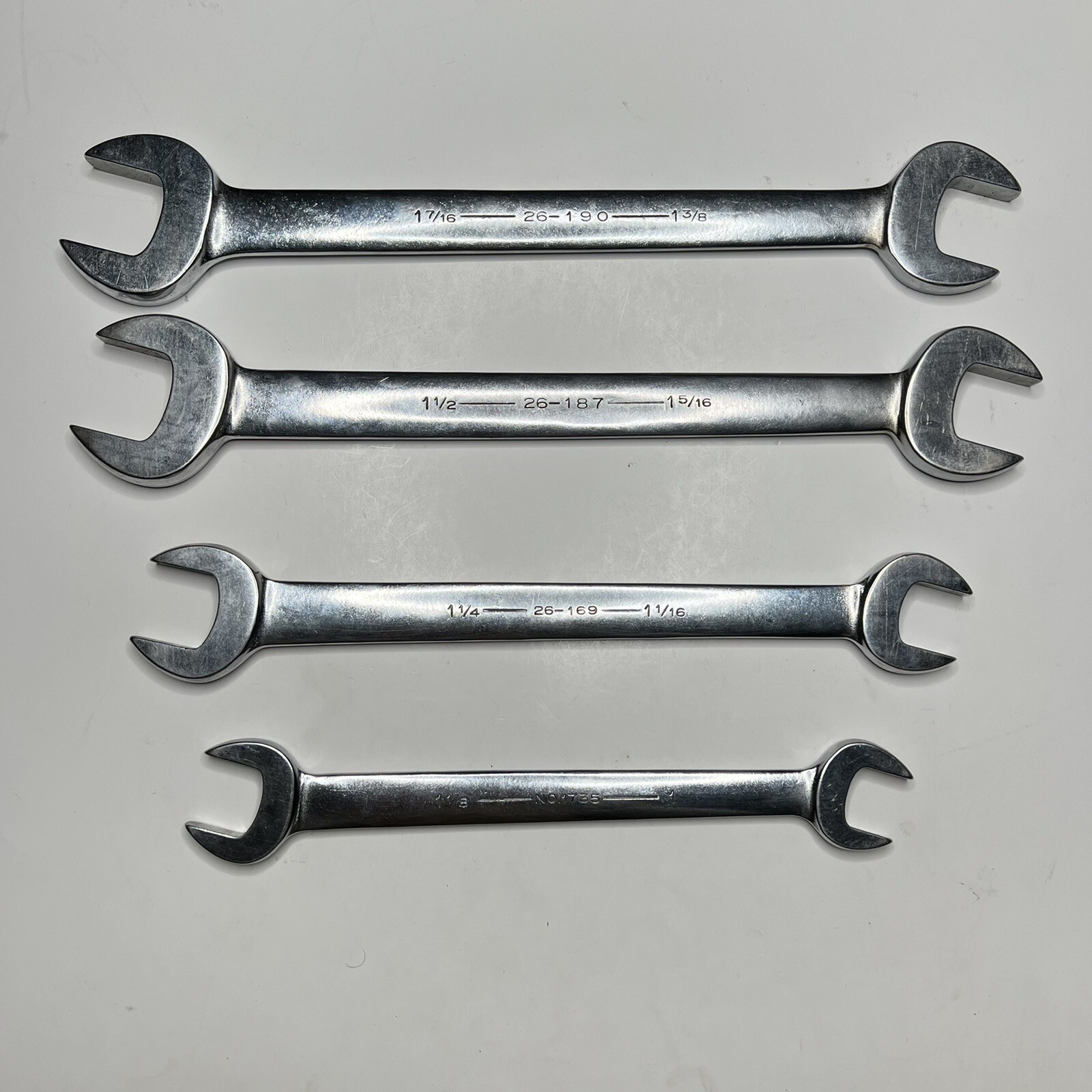 Armstrong Tools USA 11 Piece Double Open End Wrench Set SAE with Pouch 29-362