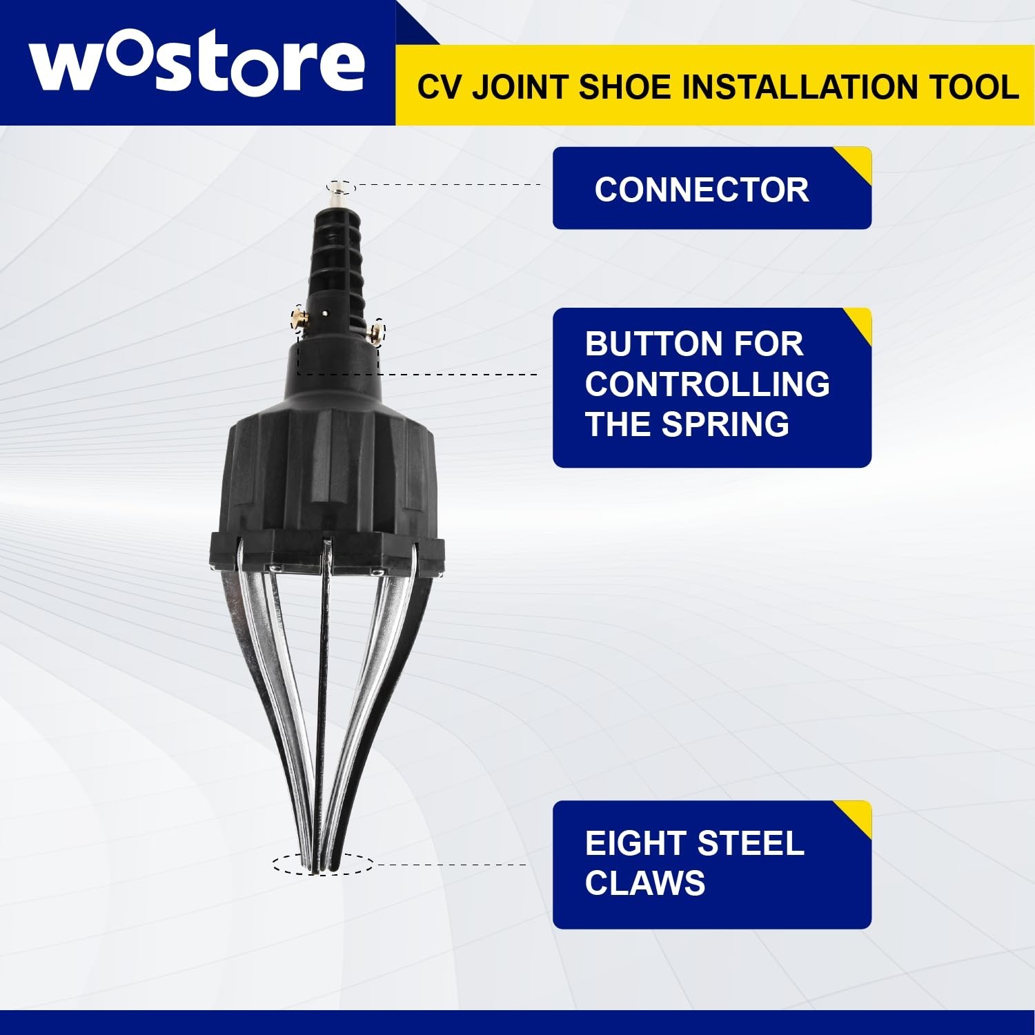 Universal Pneumatic CV Joint Boot Spreader Tool | Air-Powered Expander for Easy