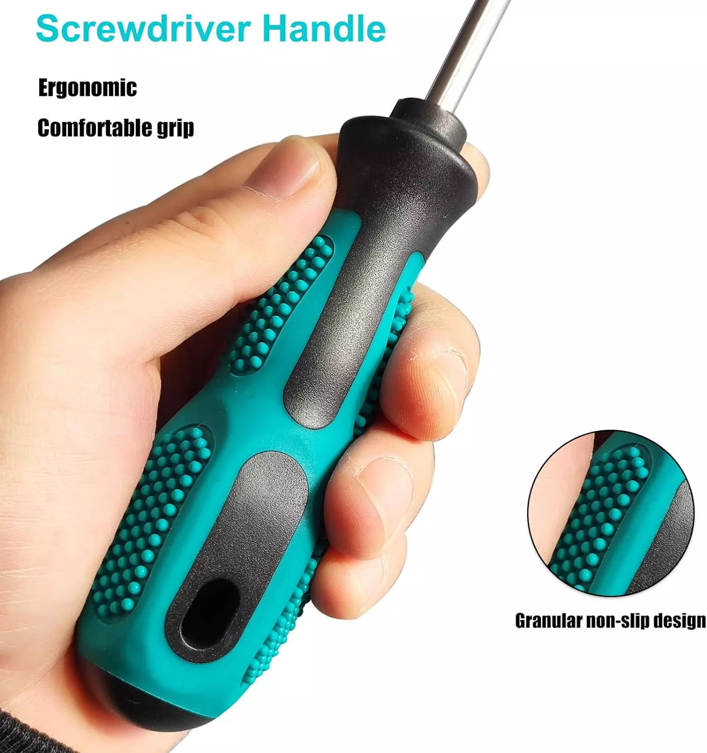 6 Pc Precision Magnetic Tip Phillips Flat Head Heavy Duty Grip Screw Driver Case