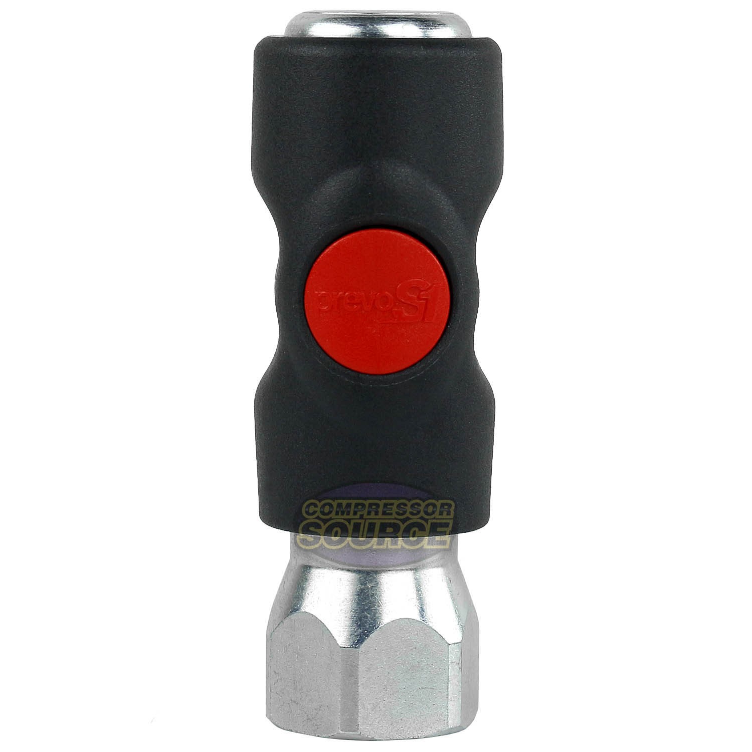 Prevost USI 061203 Push Button Automotive Style Truflate Air Coupler 1/2″ NPT