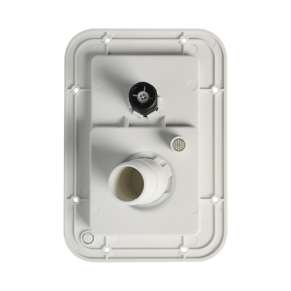 RV Water Fill and Gravity Hatch with UV-Resistant Housing and Brass Valve