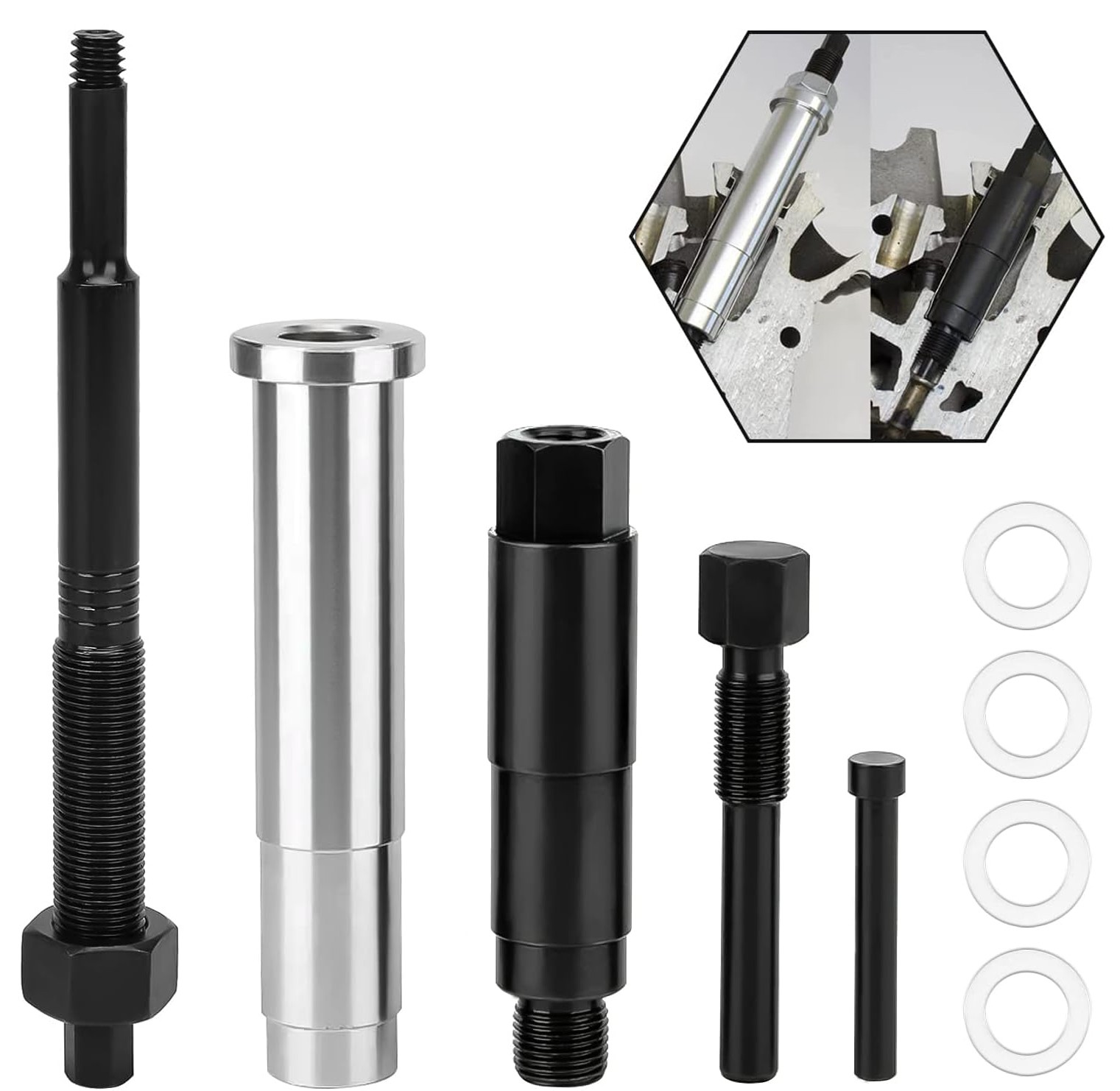 New 65600 Broken Spark Plug Remover Kits For Ford Triton 3 Valve 5.4L Engines