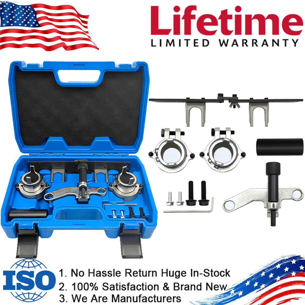 Engine Timing Aligning Locking Pulley Holding Tool Kit For GM Chevrolet Turbo US