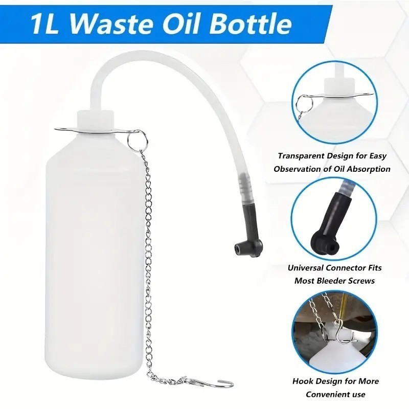 Self Car Brake Clutch Fluid Bleeding Kit Bleeder Pressure 3l Oil Bottle Tool