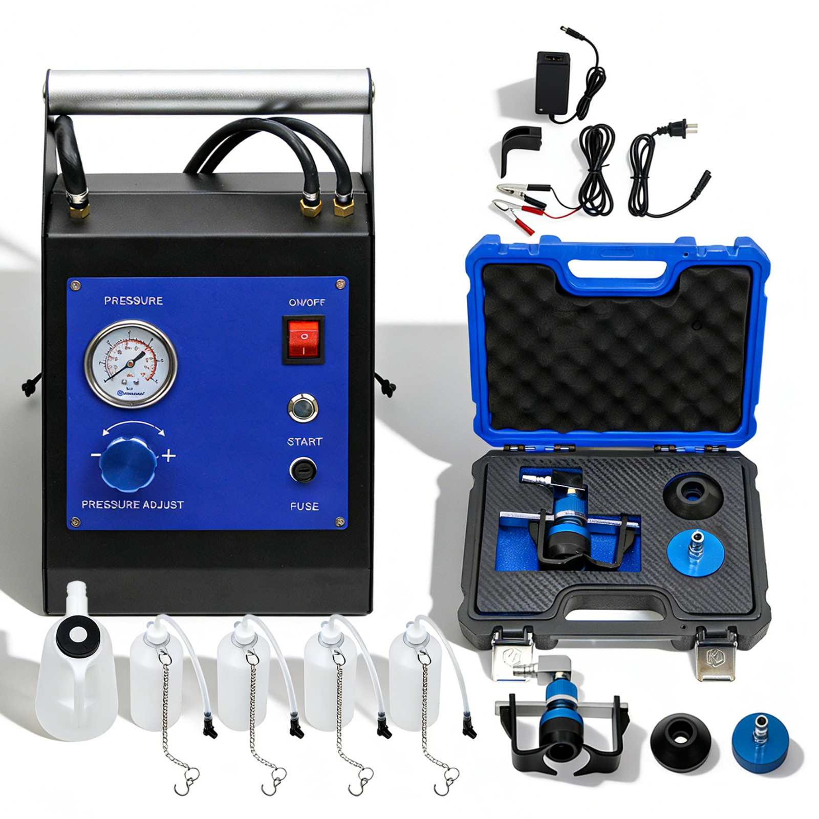 Electric Brake Bleeder Kit Automotive Brake Fluid Oil Exchanger Machine DC 12V