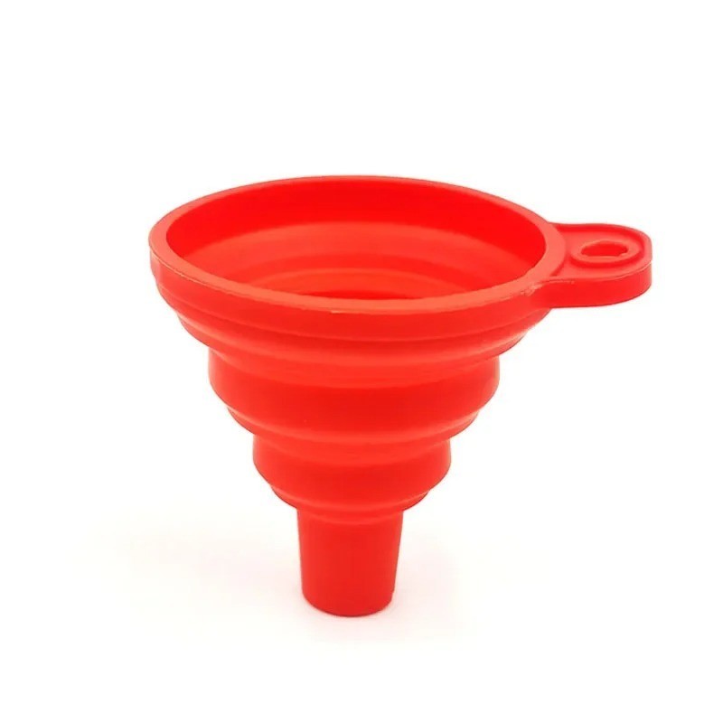 Smoul 1PCS Foldable Silicone Car Funnel Oil Fuel Fluid Filling Tool Auto