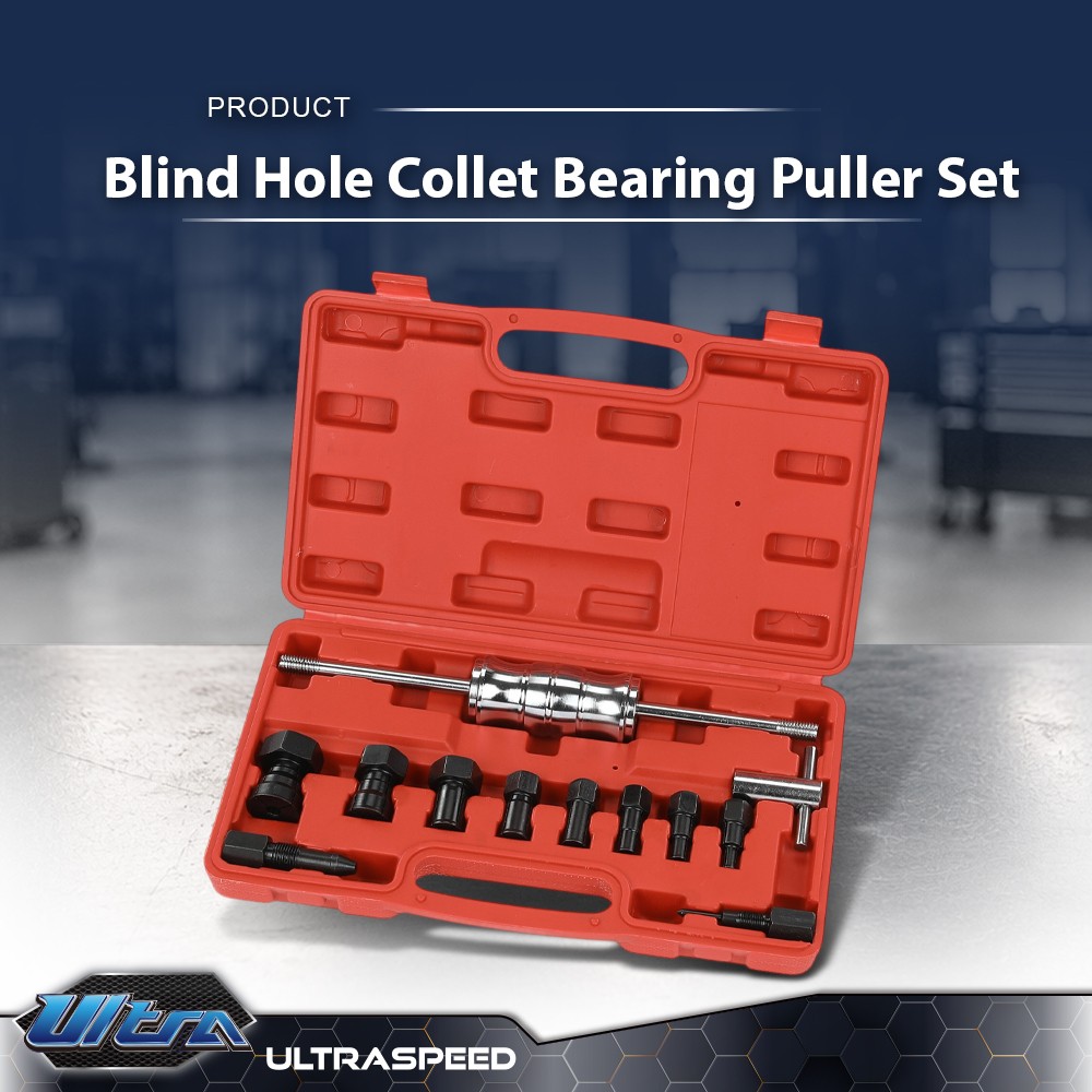 12pcs Blind Hole Collet Bearing Puller Set Internal Bearing Extractor Puller Kit