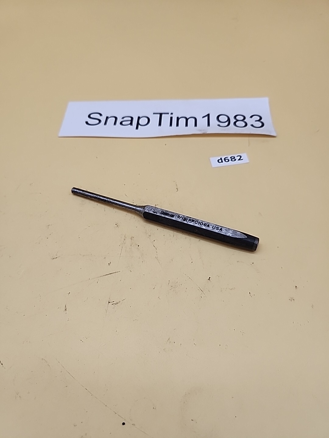 Snap-on Tools 3/16″×5-1/4″ Pin Punch PPC106A USA