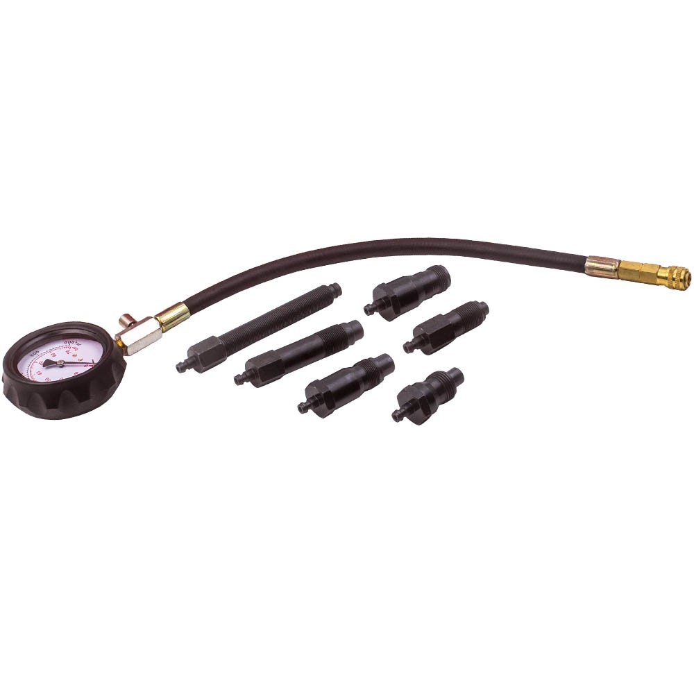 Compression Tester Gauge Tool Kit Auto Compressor 64mm 135mm 47mm New