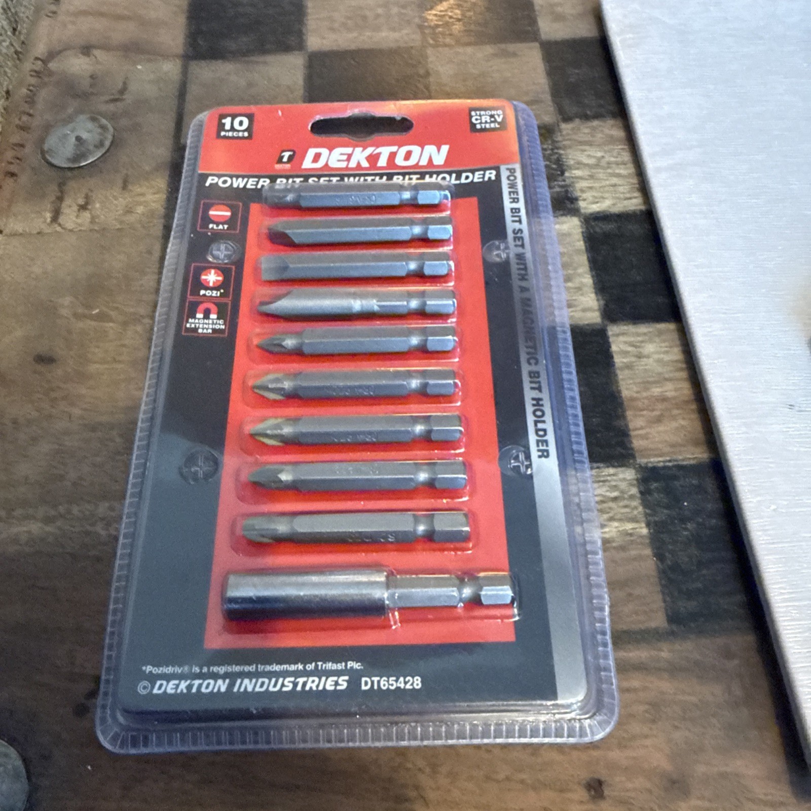 Dekton Power Bit Set With Bit Holder
